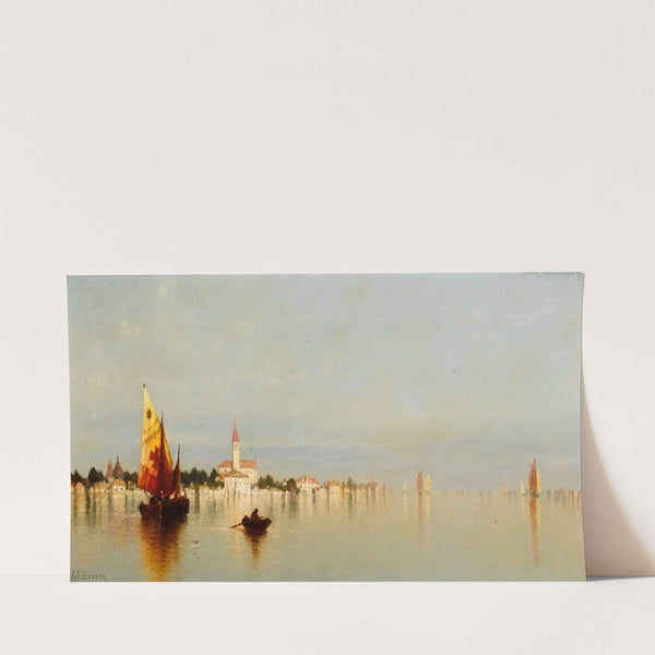 Harbor Scene by Andrew Fisher Bunner