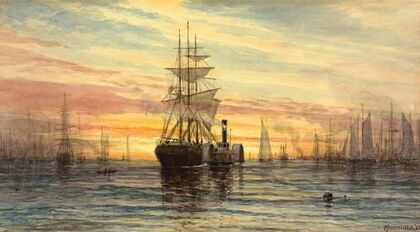 Harbor Scene (1885)