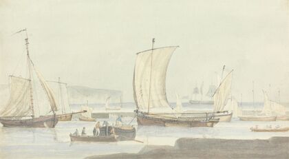 Harbor Scene (Between 1758 and 1793)