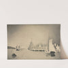 Harbor Scene (1850s) by Mary Altha Nims