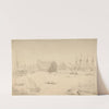 Harbor scene by Thomas Rowlandson
