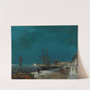 Harbour By Night by Konstantinos Volanakis