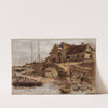 Harbour in Solec, sketch (1883) by Aleksander Gierymski