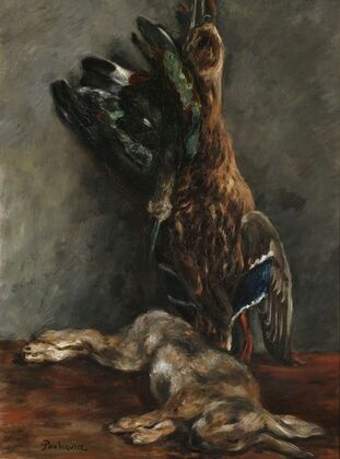 Hare and wild birds (1928)
