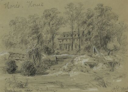 Hare house near Petersburg