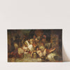 Harem Scene by Adolphe Monticelli