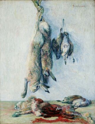 Hares and partridges (Still life – hare) (1891)
