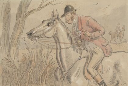 ‘Hark’; Startled Horse and Alert Rider
