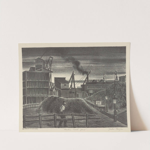 Harlem Coal Yard (1935 - 1943) by Julius Tanzer