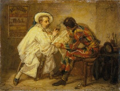 Harlequin and Pierrot