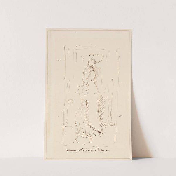 Harmony in Flesh Color and Pink (ca. 1881–1892) by James Abbott McNeill Whistler