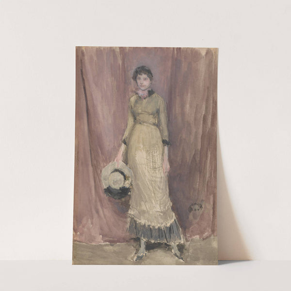 Harmony in Violet and Amber (1883-1884) by James Abbott McNeill Whistler