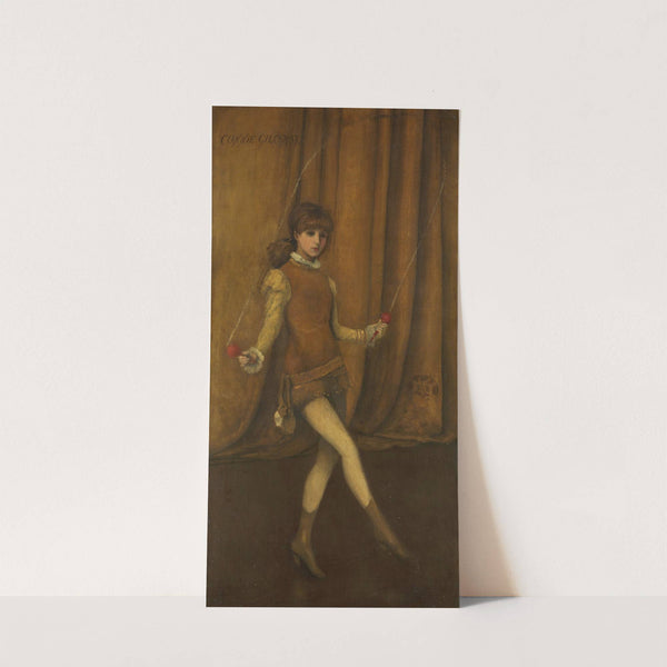 Harmony in Yellow and Gold-The Gold Girl—Connie Gilchrist (ca. 1876–77) by James Abbott McNeill Whistler