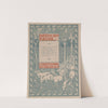 Harper&#039;s Bazar, Christmas A.D. MDCCCXCV by Will Bradley