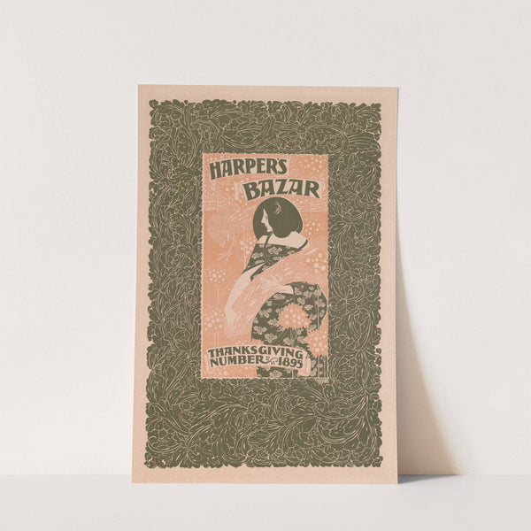 Harper&#039;s Bazar, Thanksgiving number, 1895 by Will Bradley