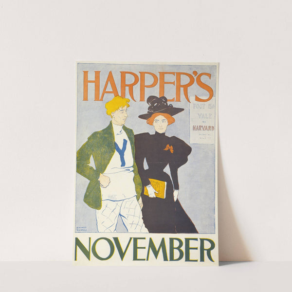 Harper&#039;s November by Edward Penfield