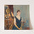 Harpiste assise Ãl’Ã©ventail by Paul César Helleu