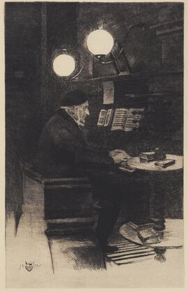 Hartmann spiller orgel