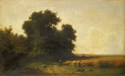 Harvest at the Border of a Forest