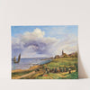 Harvest near Rust on Lake Neusiedl by Friedrich Loos