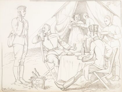 Has your majesty any message to send to the wounded and dying (1916)
