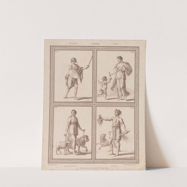 Hatred, Love, Moderation, Fury (1779) by William Hamilton