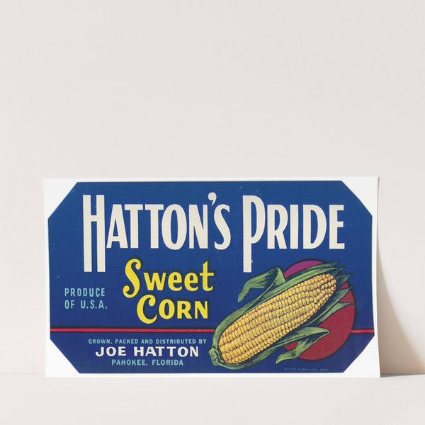 Hatton’s Pride Sweet Corn Label (1930-1950)
