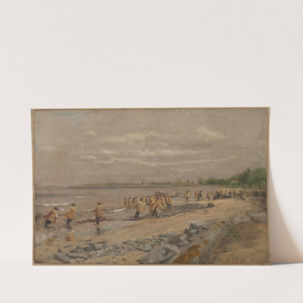 Hauling the Seine by Thomas Eakins