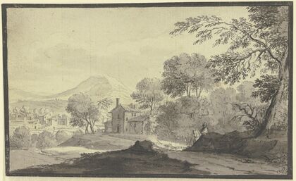 Haus an einem Weg (1744)