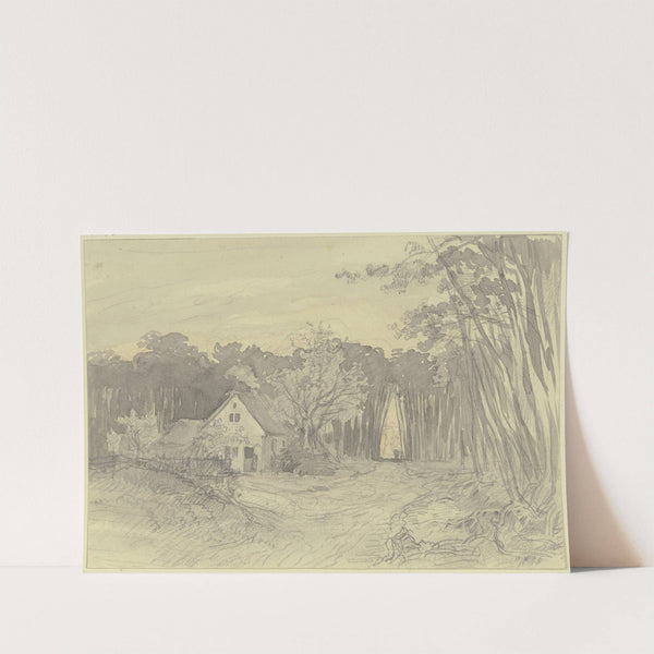 Haus auf einer Waldlichtung by Philipp Rumpf