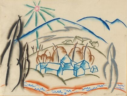 Häuser in den Bergen (1919)
