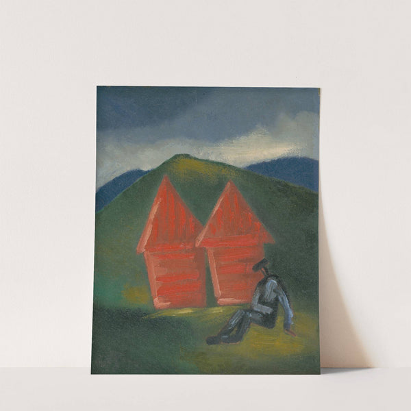 Hay Barns by Mikuláš Galanda