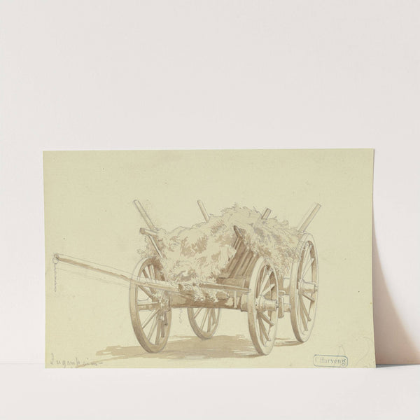 Hay cart by Karl Friedrich Harveng
