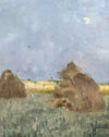 Hay-Cocks by Moonlight