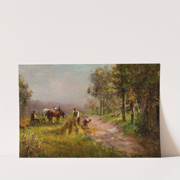 Hay Harvest by P. De Bruin