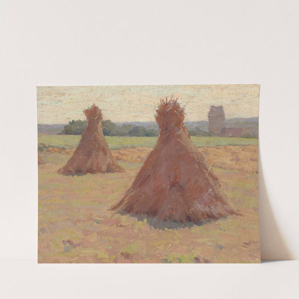 Haycocks, Brittany, France by Elmer Boyd Smith