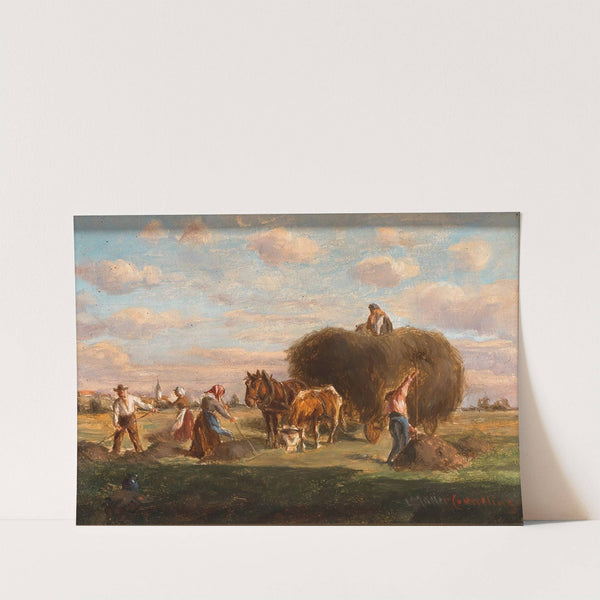 Haymaking by Ludwig Müller-Cornelius