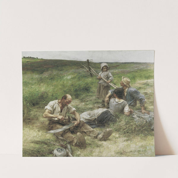Haymaking by Léon Augustin Lhermitte