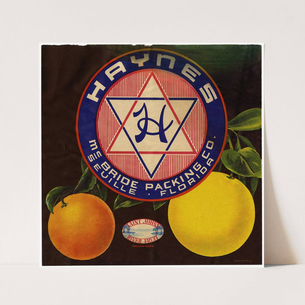 Haynes Citrus Label (1935)