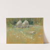 Haystacks At Edge Of Woods (ca. 1895) by John Henry Twachtman