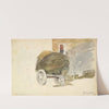 Haywagon in a Farmyard by Johan Barthold Jongkind