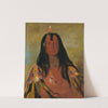 H&#039;co-A-H&#039;co-A-H&#039;cotes-Min, No Horns On His Head, a Brave by George Catlin