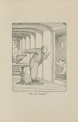 ‘He talks English!’