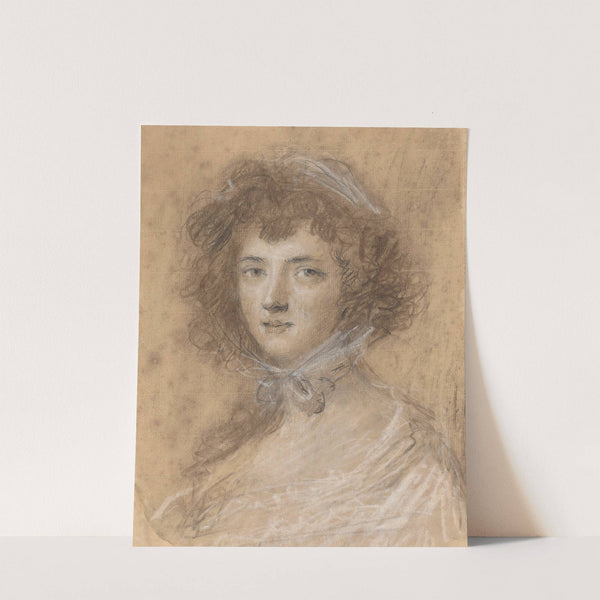 Head and Bust of a Woman by Sir Joshua Reynolds