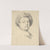 Head and shoulder portrait of a man in a fur cap by Anonymous