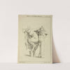Head and torso of male stayr, and a female satyr by Peter Paul Rubens