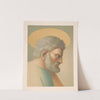 Head from the fresco of S. Peter in Prison Visited by S. Paul. (1862) by Storch & Kramer