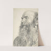 Head of a Bearded Man (1884) by Adolph von Menzel