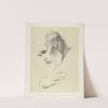 Head of a bearded man (1860-1867) by Ernst Deger