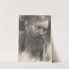 Head of a Bearded Man in Half-Profile (1894) by Adolph von Menzel